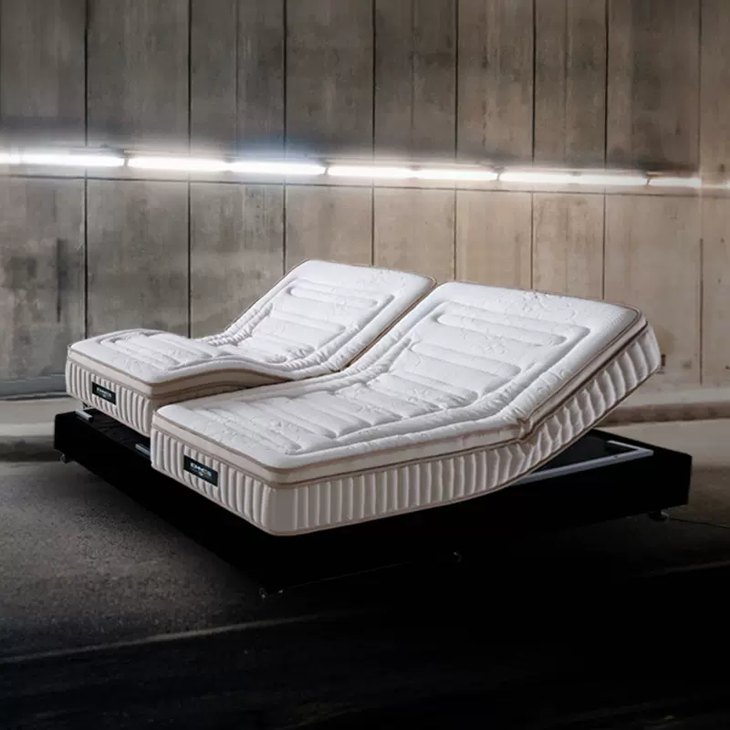 双人互不干扰智能床垫席梦思遥控升降独立弹簧人体工学智能升降