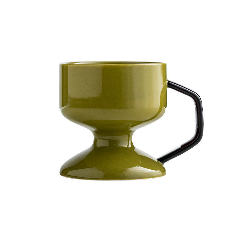 Artístico taza de cerámica para niñas 2024 nuevo diseño taza de café de oficina taza de desayuno de agua potable doméstica