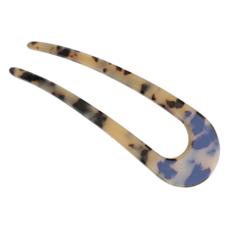 South Korea ins elegant French style retro elegant hawksbill small size U-shaped plate hairpin ancient style chopsticks insert comb ball head solid