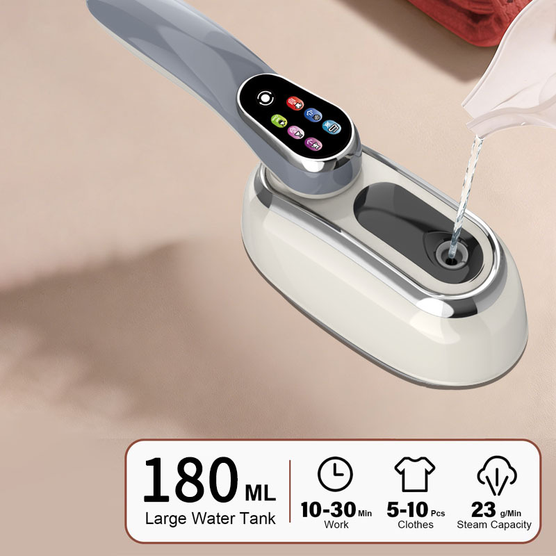 Handheld Garment Steamer For Quick Wrinkle Removal And Travel Iron_voghion.com