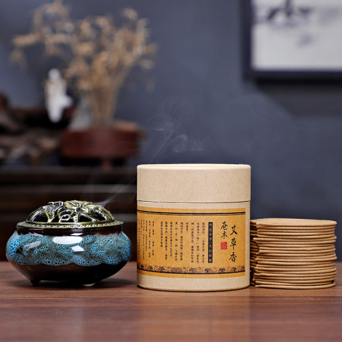 Atractylodes mugwort incense purifies the air, deodorizes and deodorizes, net incense, anti-spill incense, household incense, sandalwood incense