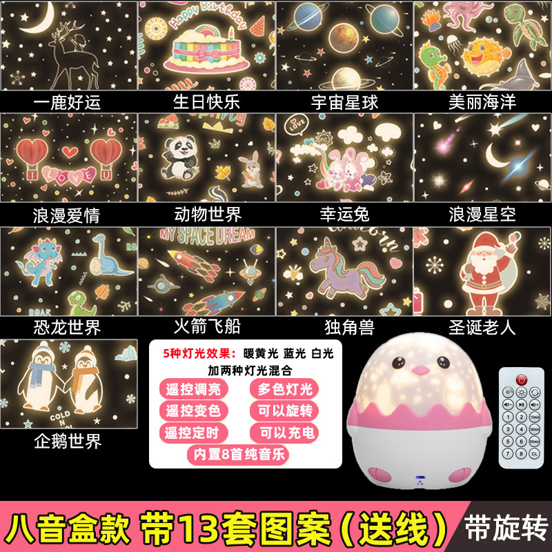 Romántico sueño giratorio led luz nocturna proyector de estrellas luz nocturna dormitorio cabezal de cama con ideas de habitación infantil