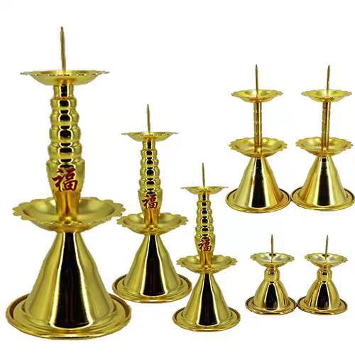 Candle Holder Iron Candle Holder Traditional Wedding Candle Holder Candle Holder Chinese Vintage Copper Candle Holder Fuxi Home Use