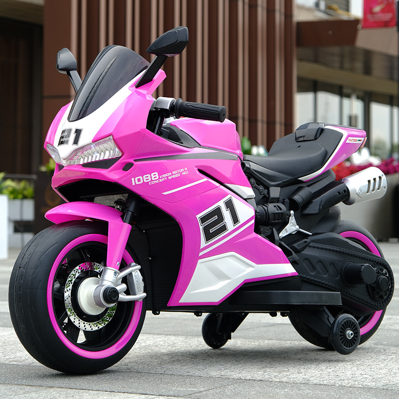 Nueva motocicleta eléctrica para niños 3-8 años de edad botella COCHE los niños pueden sentarse hombres y mujeres bebé motocicleta generación coche de juguete