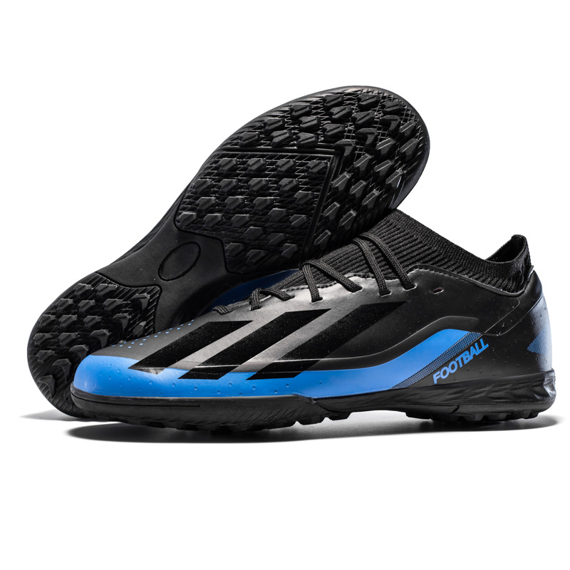 Zapatos de fútbol juveniles unisex para exteriores, para entrenamiento en césped y competición, con tacos largos AG y tacos cortos TF. image 10