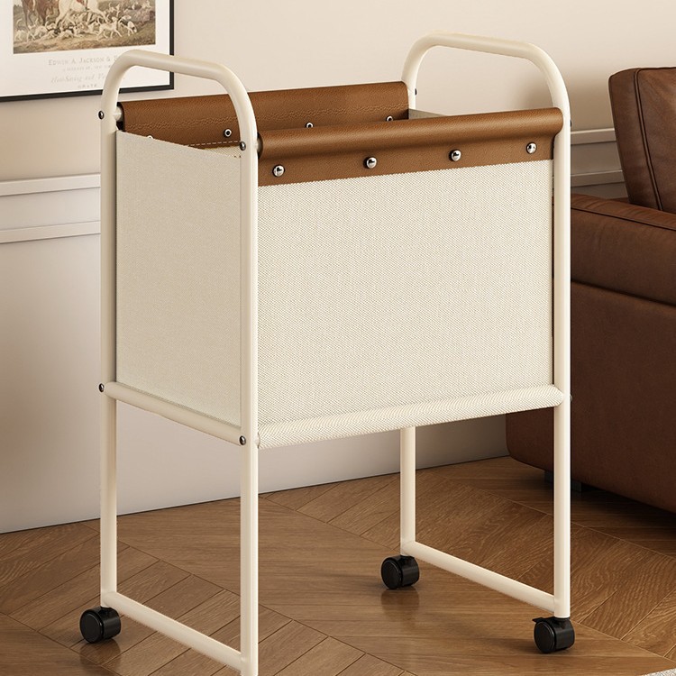 Dirty Clothes Basket Retro Dirty Clothes Basket Household Laundry Basket Removable Dirty Clothes Storage Trolley Large Capacity Clothes Basket