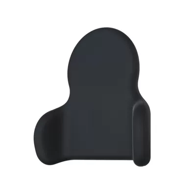Multifunctional car lumbar support car lumbar support memory cotton lumbar pillow universal adjustable headrest lumbar support (Waist support) - regular-style-black