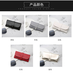 手提皮質眼鏡盒軟包手工墨鏡盒太陽鏡盒 PVC皮革手工太陽眼鏡手包