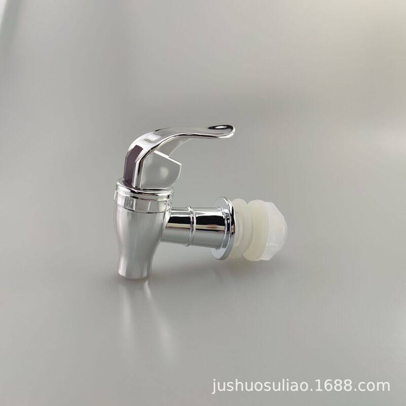 In stock foreign trade cross-border juice barrel plastic electroplating faucet with filter beverage can wine bottle wine barrel faucet water nozzle