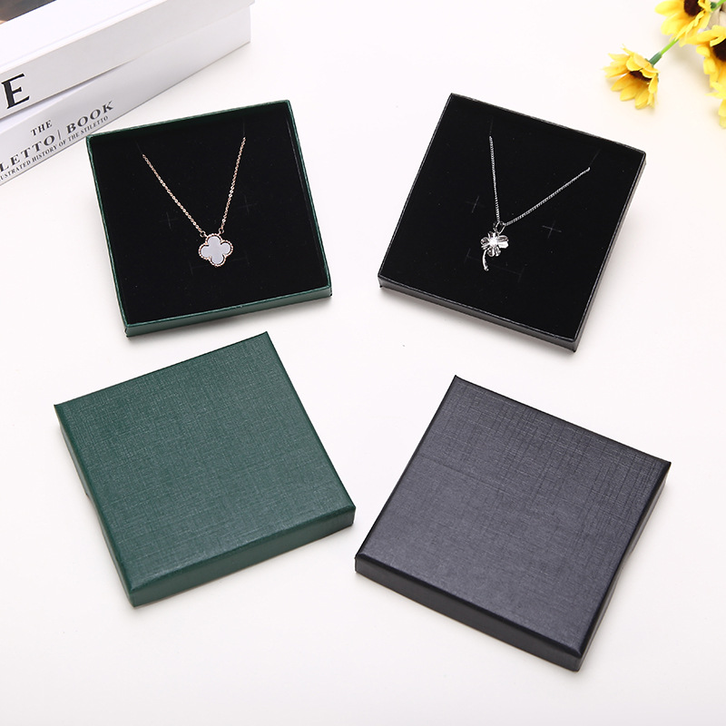 Jewelry Boxes Classification Fashion Solid Color Paper Jewelry Boxes 1 Piece