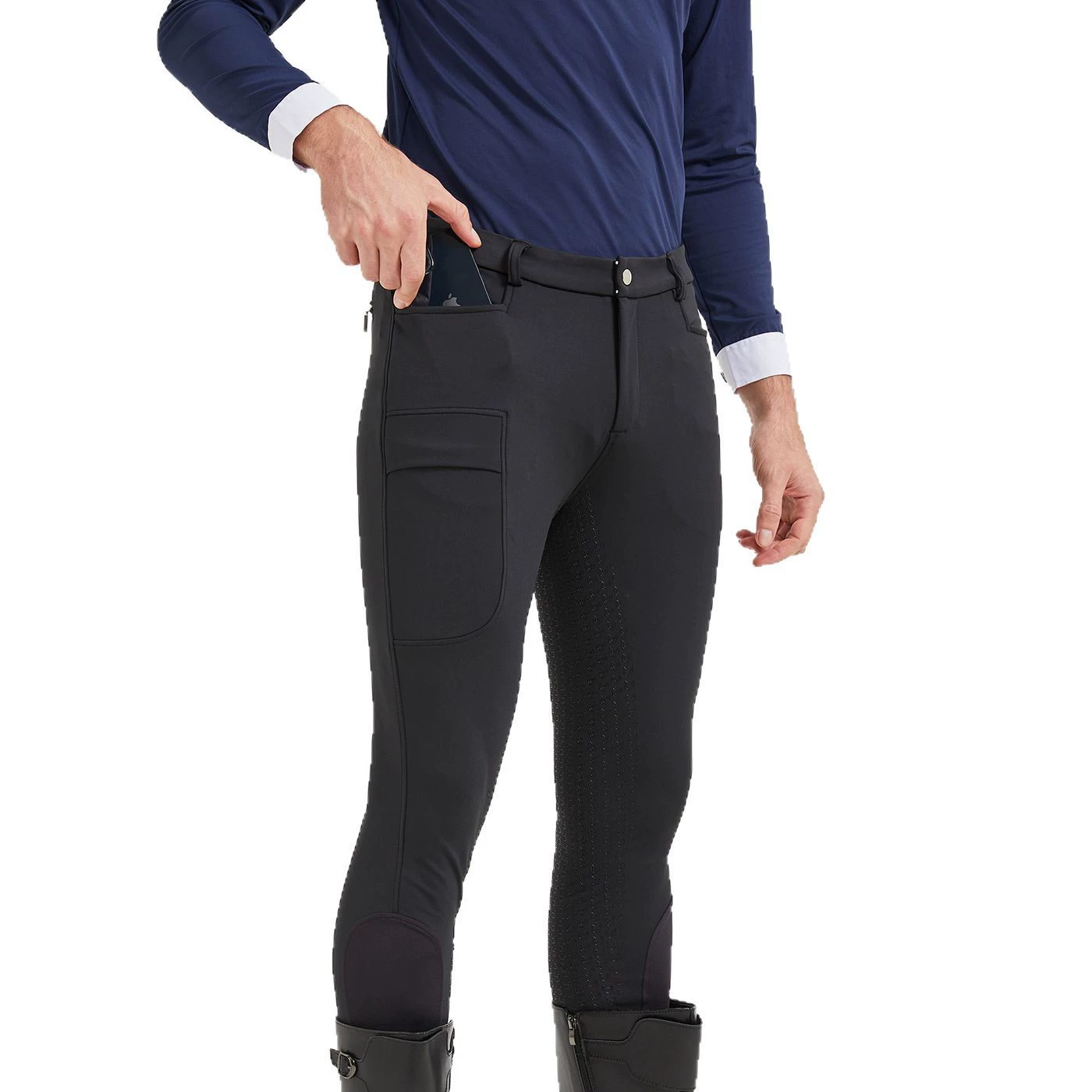 Быстросохнущие неслизящиеся travel брюки, slim fit