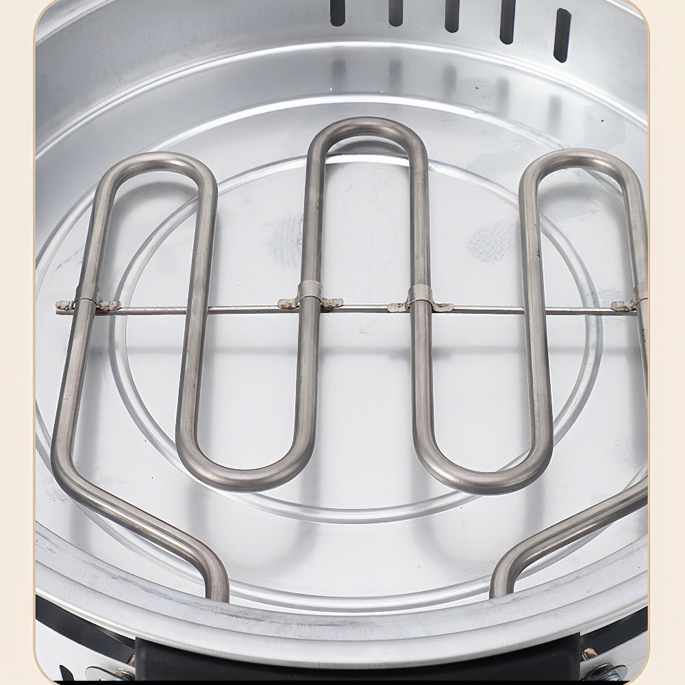 Nuevo horno portátil camping parrilla de té parrilla parrilla patio parrilla redonda parrilla de doble propósito