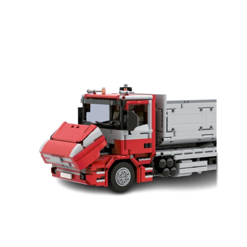 Zware vrachtwagen bouwstenen constructie speelgoed model_voghion.com