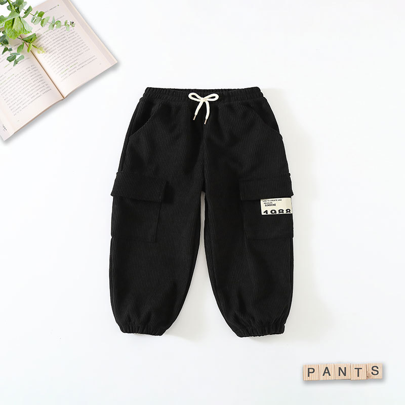 Autumn children's corduroy trousers for boys