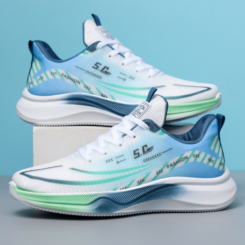 Zapatos de hombre de tamaño grande, zapatos de verano de moda, zapatos de malla, zapatos de correr cómodos, zapatos casuales transpirables para hombres