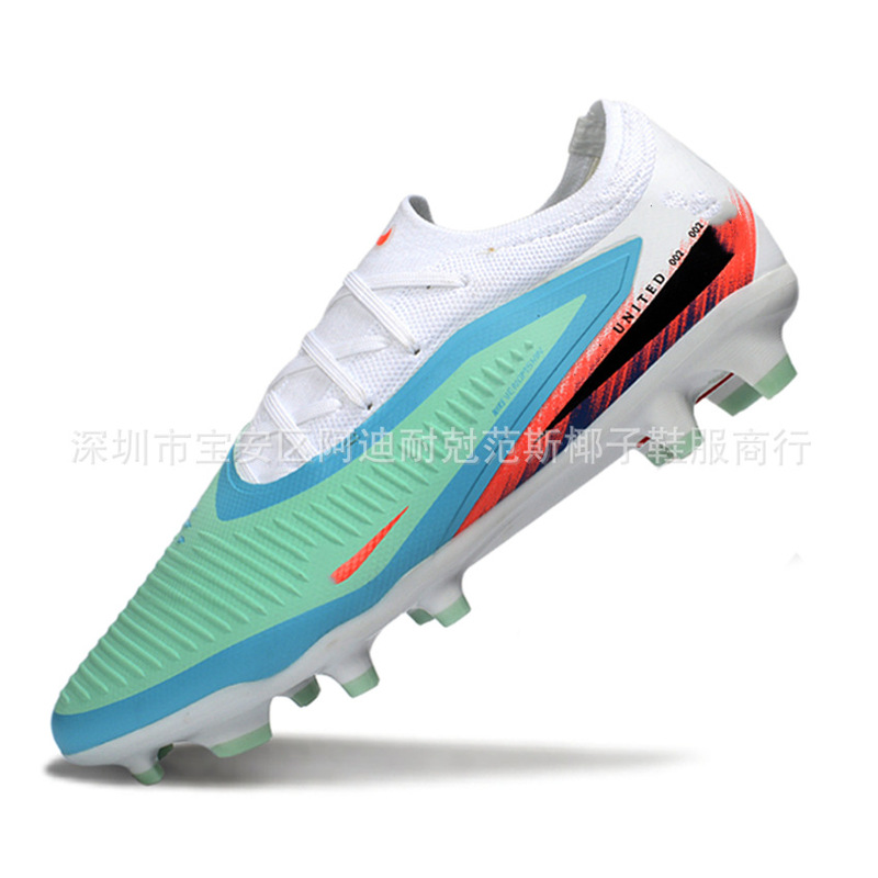 Cross-Border Wholesale Phantom 6 United Elite Fashion Fg Gel Spike Football Shoes for Men and Women
