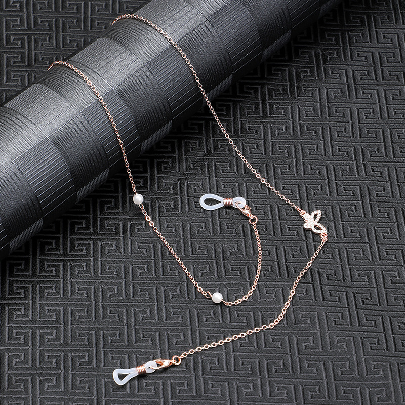 Nuevo estuche para gafas de moda con cadena antideslizante, adecuado para gafas de miopía, gafas de lectura, varios colores, incluye paño para gafas y varios colores de estuche para gafas.