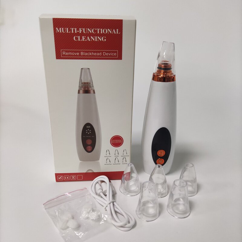 Pore Cleaner with Charging Display Screen, Blackhead Suction Device, Acne and Blackhead Removal Facial Cleansing Instrument for Home Use Pore Cleaner with Charging Display Screen, Blackhead Suction Device, Acne and Blackhead Removal Facial Cleansing Instrument for Home Use