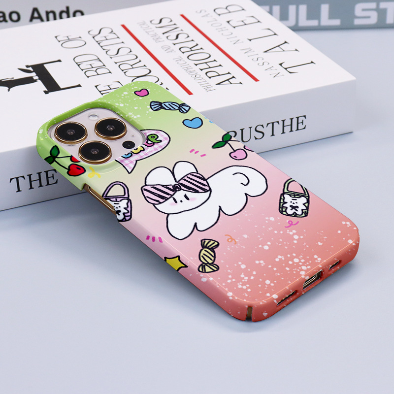 Daimeng Puppy Dog 13 Full Package Bright Face Phone Case 11/12/XSMAX/XR Hard Film Bag Button_voghion.com