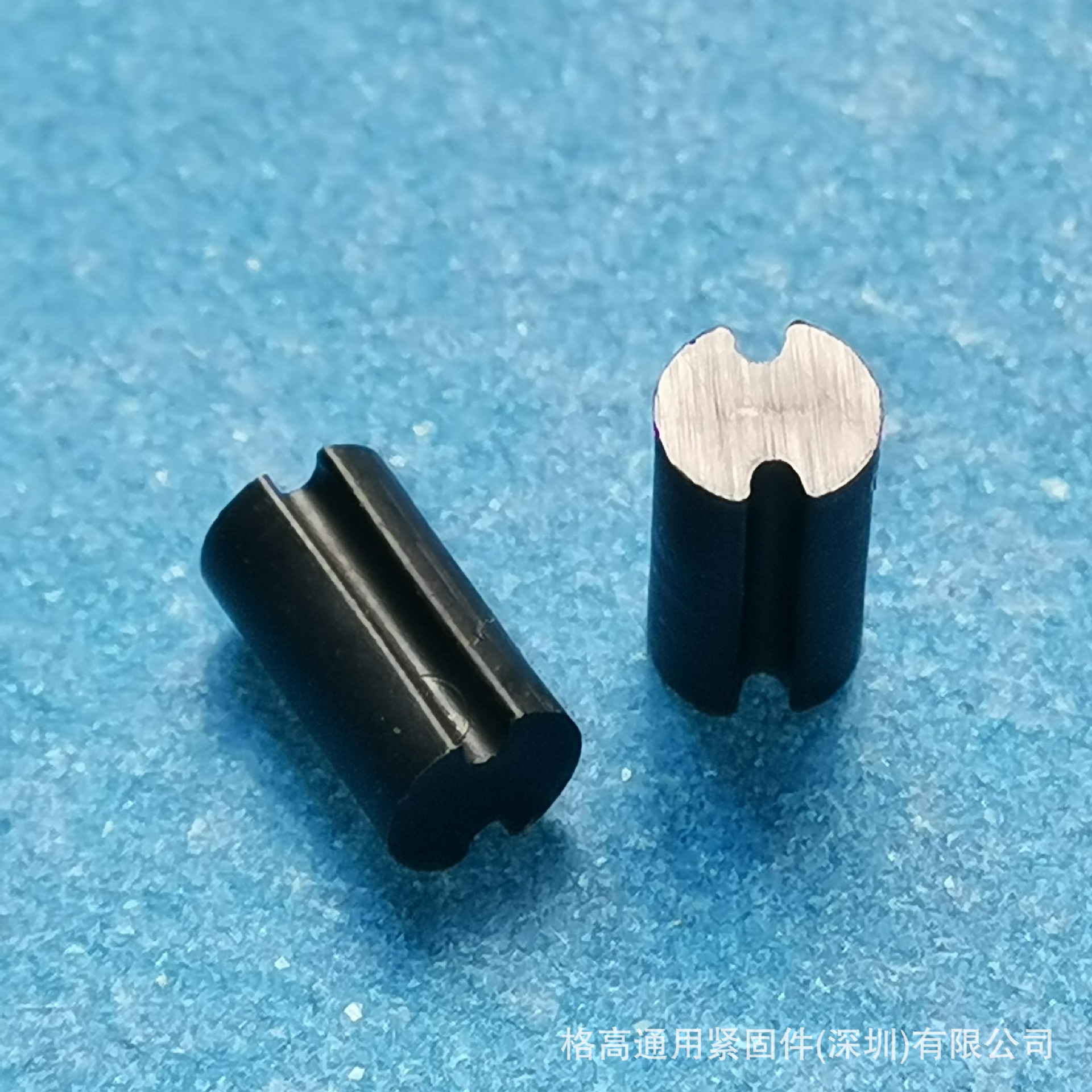 尼龙黑色LED间隔柱,二极管绝缘灯柱GLEDM-3系列,双坑槽无孔支撑柱