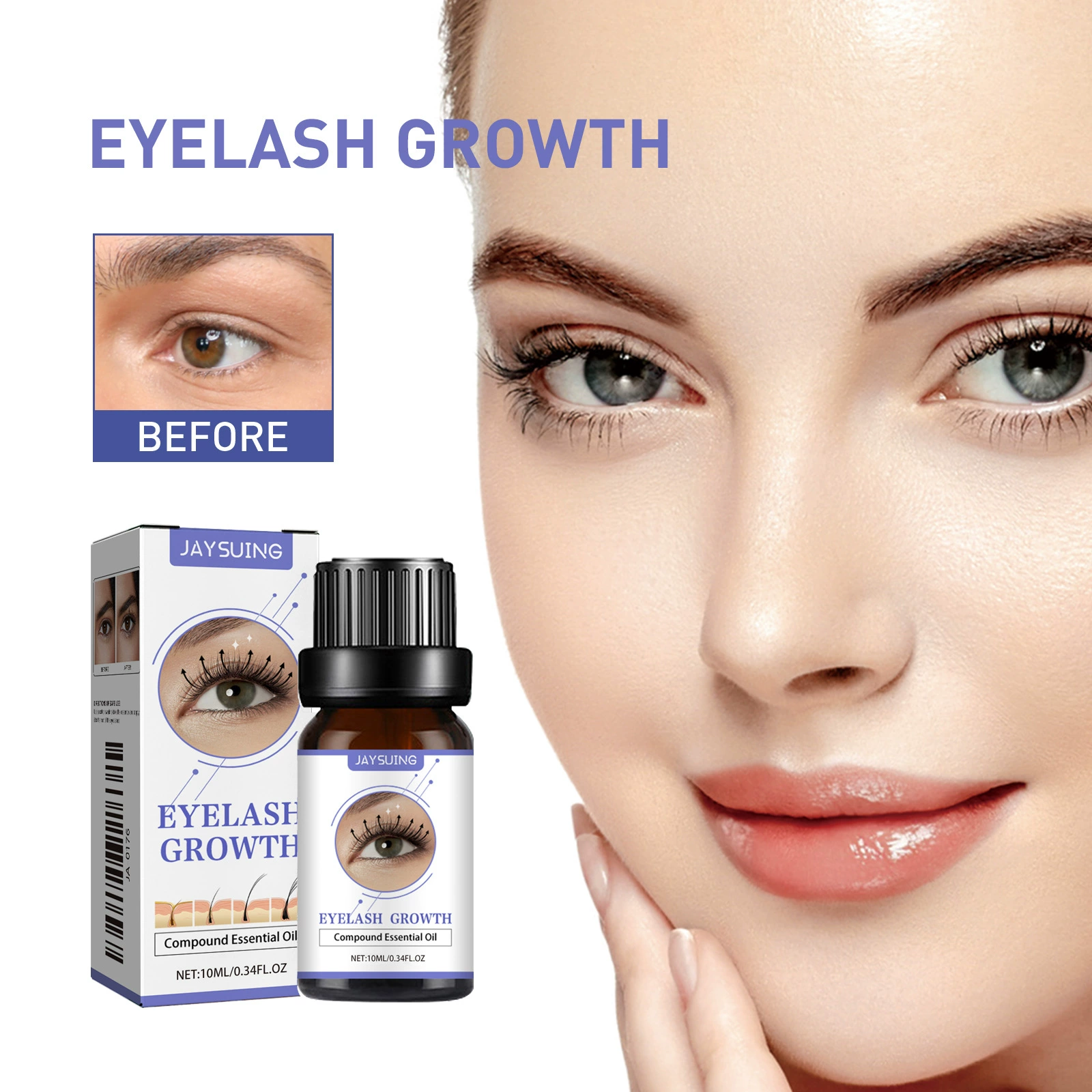 Жидкость для ресниц Jaysuing, бесследная жидкая жидкость для похудения ресниц, натуральная красивая увлажняющая черная кератиновая завивка ресниц