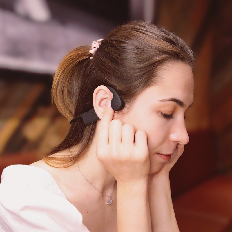 Auriculares de conducción ósea HS1 Los auriculares deportivos inalámbricos Bluetooth no son intrauditivos, batería de larga duración, Huaqiangbei Amazon transfronterizos