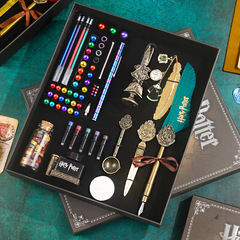 教師手禮簽字筆套裝 磁力中性筆可印logo商務饋贈金屬簽字筆套裝