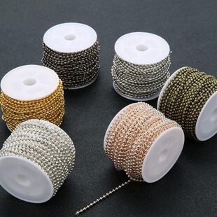 Bead Chain Wholesale Hanging Chain Metal Wave Bead Chain Chain Jewelry DIY Pendant Small Accessories in Stock