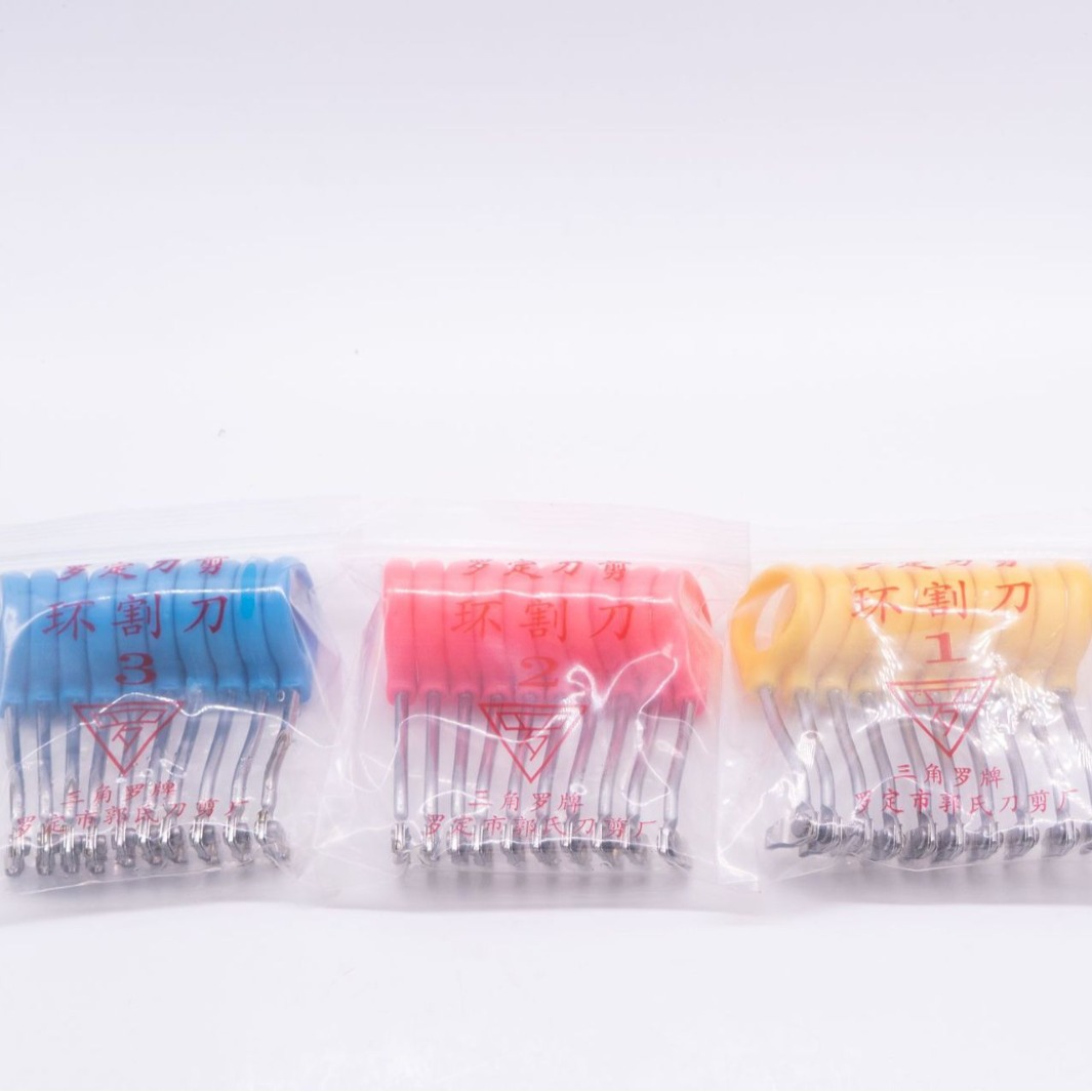 Flat handle fruit ring knife labor-saving ring peeling knife suitable for citrus, grapes, jujube trees, 20 pieces available