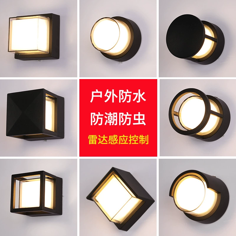 Уличный Настенный светильник водонепроницаемый садовый светильник Современный простой креативный вход внешняя стена проход балкон лестница влагостойкий светильник