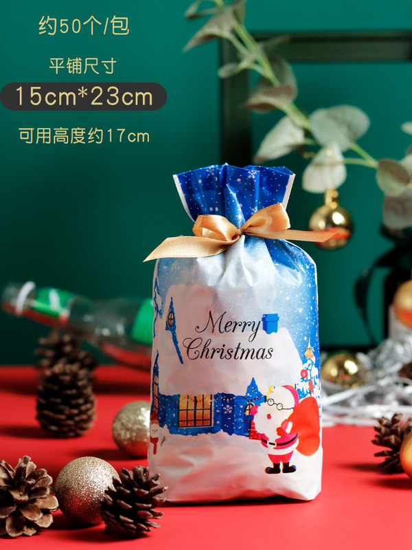 ハロウィーンキャンディー包装袋クリスマス雪花クッキー袋牛圧延糖引き紐ポケットメーカー直販|undefined