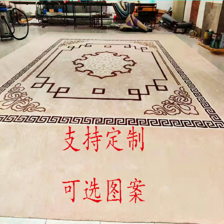 隆泰瑞泽现代简约客厅茶几地毯地垫条纹定制抽象美式家商用卧室毯