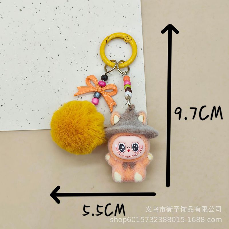 植绒魔术帽布布羊萌粒摆件卡通可爱桌面装饰品潮玩公仔创意小挂件|undefined