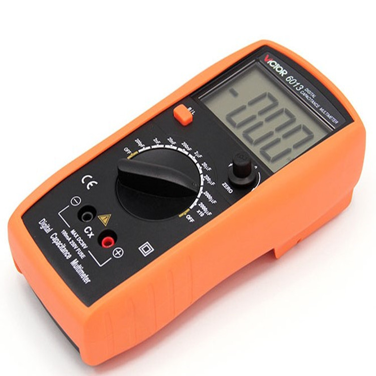 现货供应 VICTOR胜利 数字高精度万用表VC6013 防烧电容电感表笔