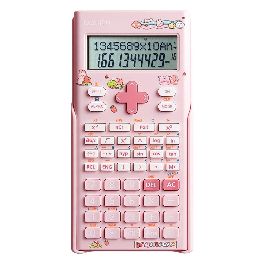 Deli 1700 función calculadora Oficina dedicada sol multifunción portátil estudiante universitario computadora de contabilidad al por mayor