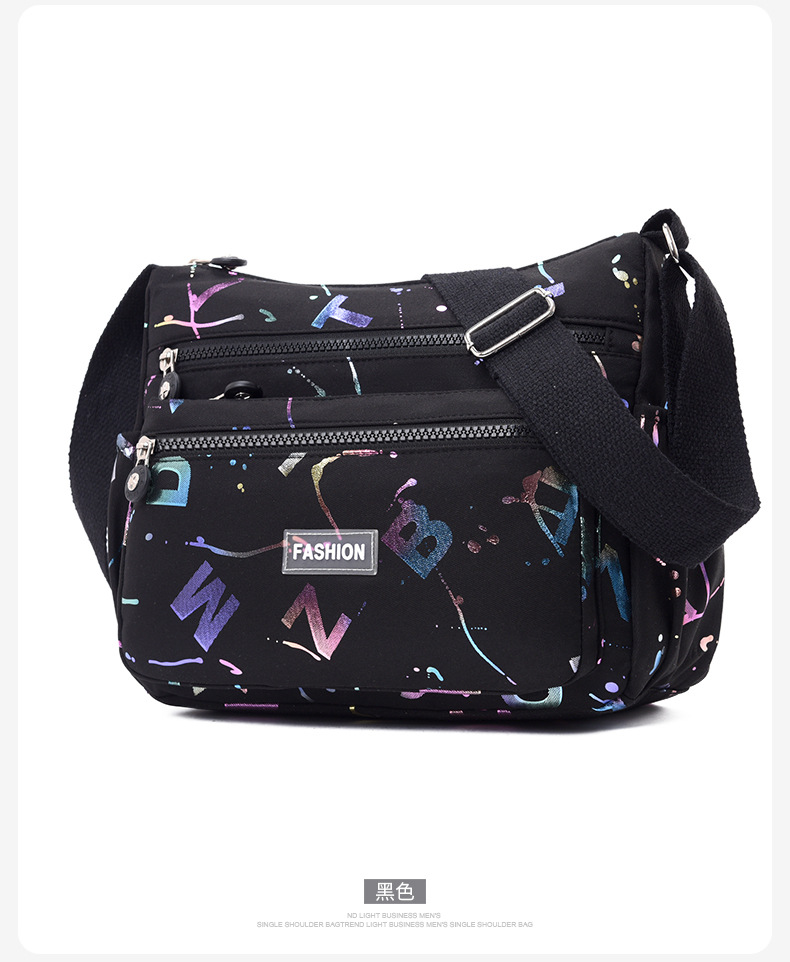 The 2024 new women's crossbody bag with a unique, high-end feel, large-capacity single-shoulder bag, and multi-functional mommy bag is trendy undefined