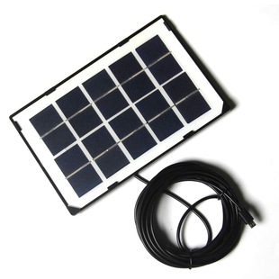 6W solar panel outdoor camera security monitoring court lamp solar charging board charging 3.7V battery