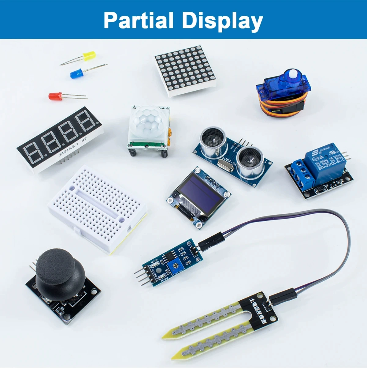 Набор для начинающих, совместимый с UNO R3 (Arduino), комплект SYB170, 18 компонентов, 0,15 кг