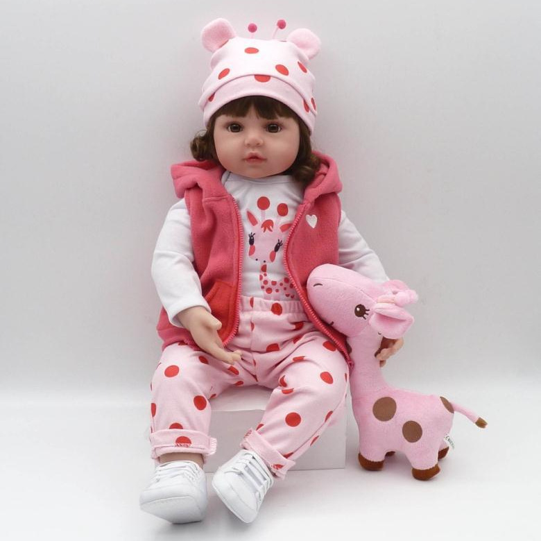 NPKCOLLECTION simulación bebé cuerpo de tela silicona realista muñeca niños lindo juguetes acompañamiento
