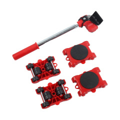 引っ越し神器5点セット家庭用便利シフター多機能重量物運搬器自在滑車移動ツール