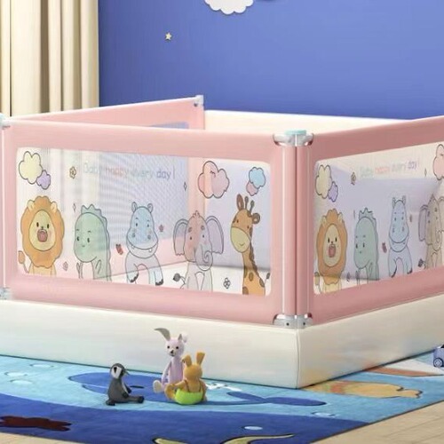 Manufacturer wholesale children's fence 28-level adjustable baby anti-fall bed rail without drilling infant anti-bed drop fence