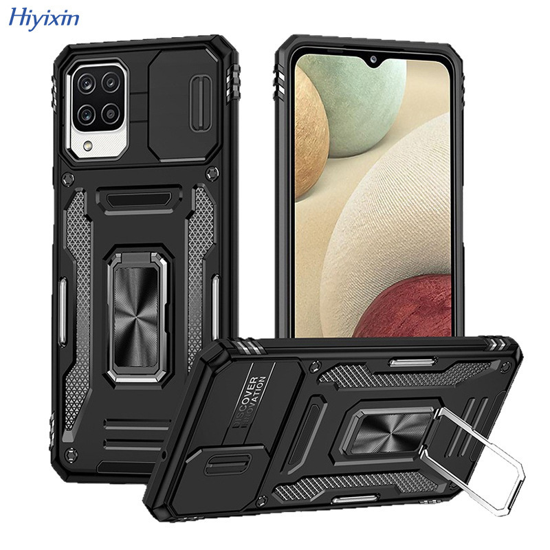 Suitable for Samsung A12 Multifunctional Magnetic Holder Mobile Phone Case Samsung A54 5g Guest Armor Anti-Fall Case
