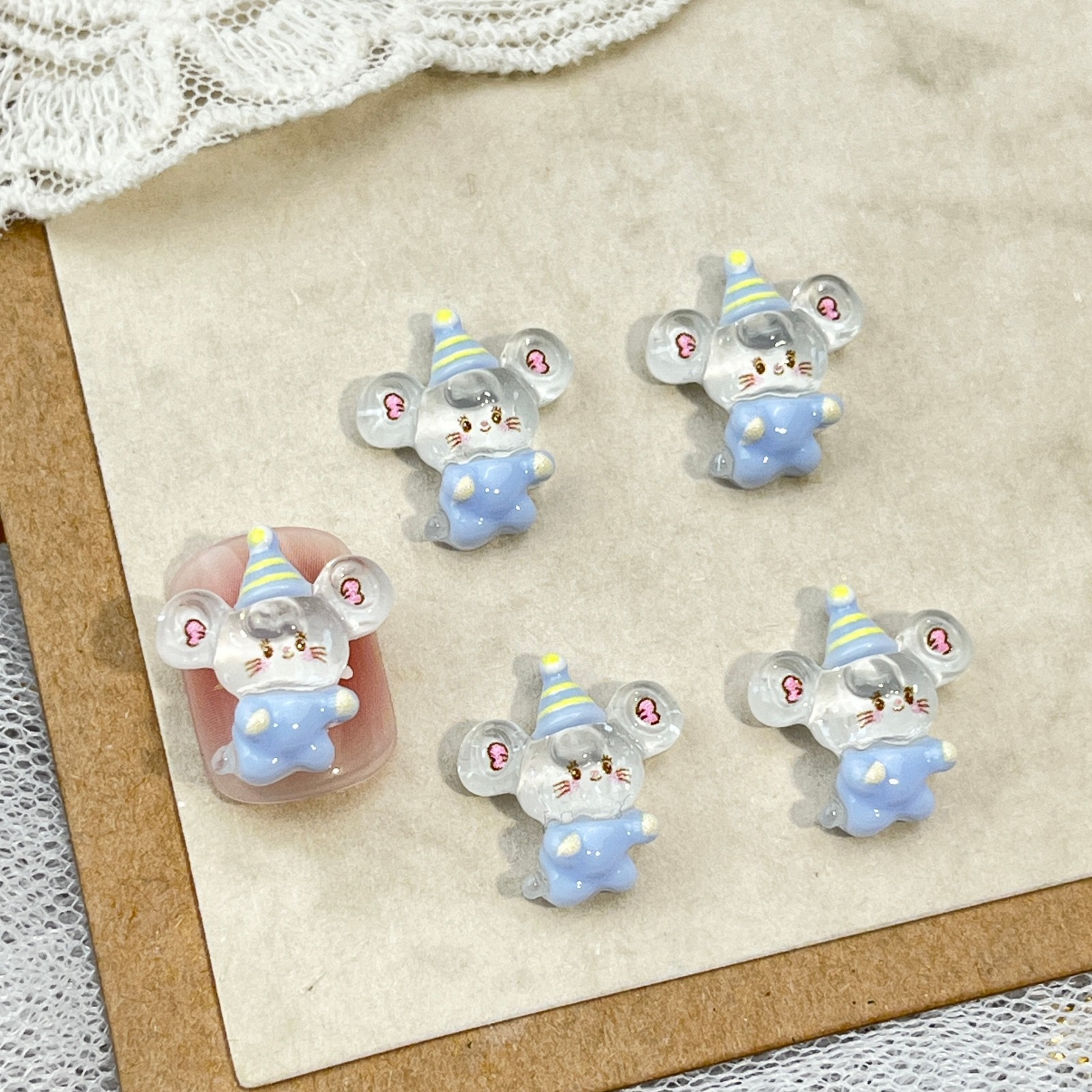 #4 아이스 블루 모자