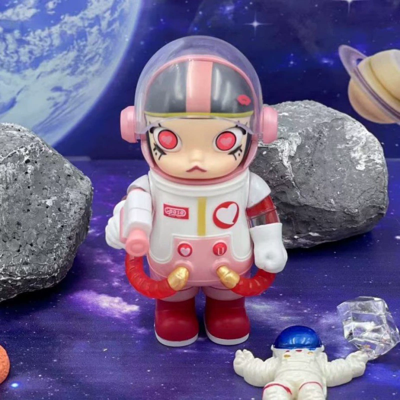 Коллекционная серия Bubble Mart Mega Space Molly Astronaut Jasmine второго поколения — коробка-головоломка ручной работы
