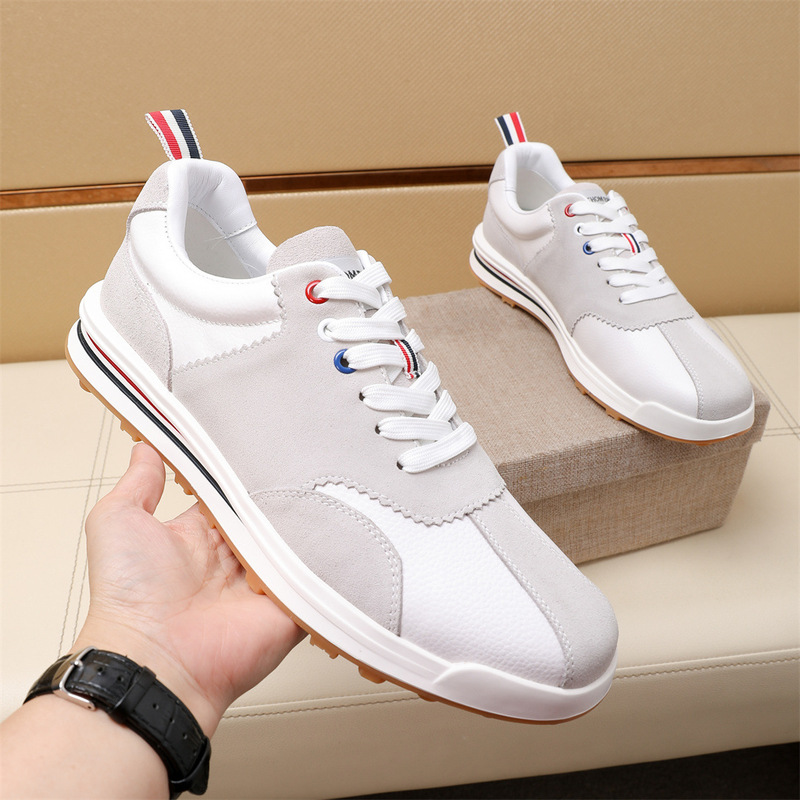 Mark Gucci Luxury Men's Shoes 2025 New First-Layer Cowhide Classy Comfortable Sports Casual Shoes White Shoes for Men Mark Gucci Luxury Men's Shoes 2025 New First-Layer Cowhide Classy Comfortable Sports Casual Shoes White Shoes for Men