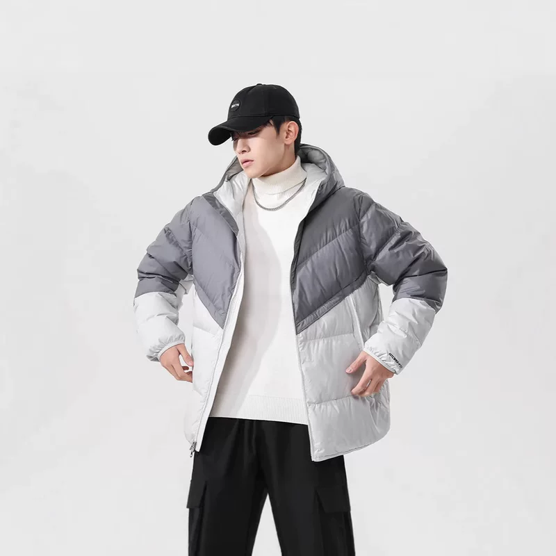 Winter keep warm down jacket for leisure for students, oversize