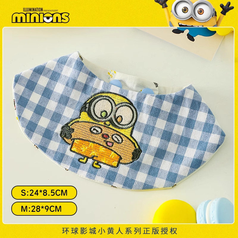 HOOPET Minion co-marcado mascota collar que oso bufandas perros lindas toallas de saliva ropa de gato collar