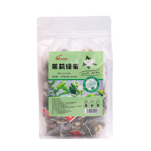 Summer Jasmine Green Tea Triangle Pack Jasmine Health Tea Fruity Tea Bulk 25 Packs Large Packing Jasmine Tea