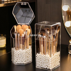 化粧ブラシ収納筒防塵ペンバケツブラシデスクトップアクリル眉ペン収納化粧品アイシャドーブラシ収納ケース