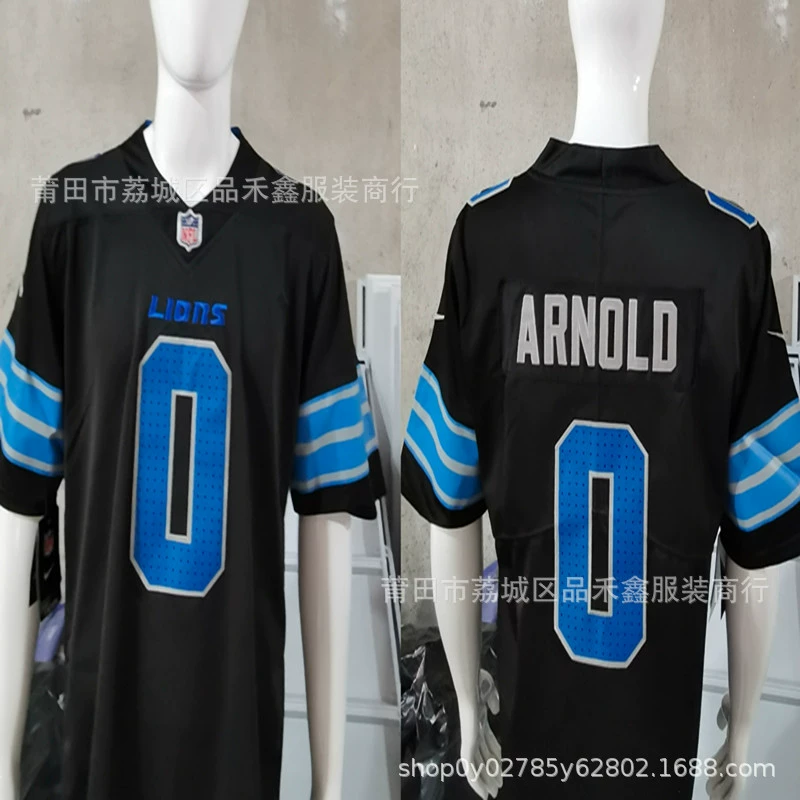NFL футбольная майка Detroit Lions 0# ARNOLD 9# Williams Hydrangea майка